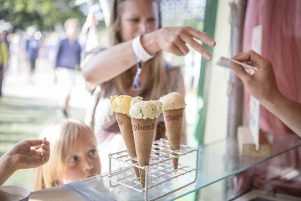 Shepherds ice creams mango sorbet